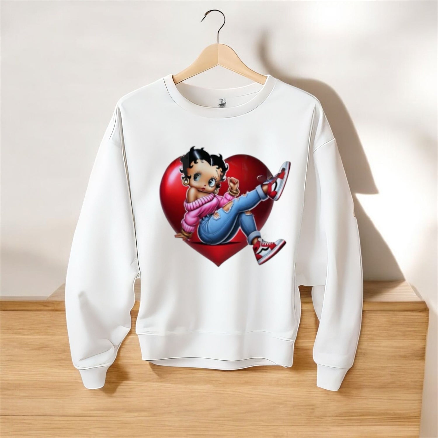 Betty Boop Love fun t shirts for ladies 