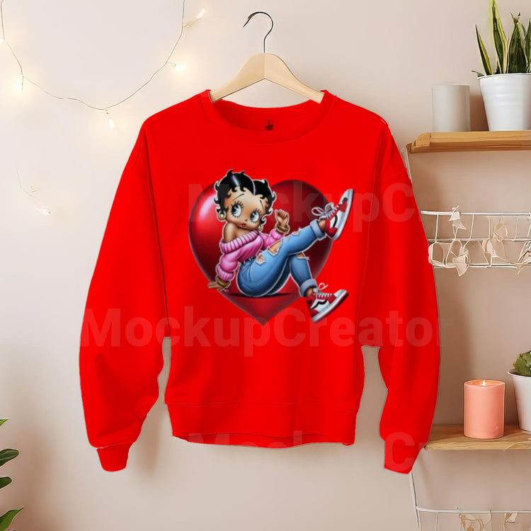 Betty_Boop_Love_shirts_design.