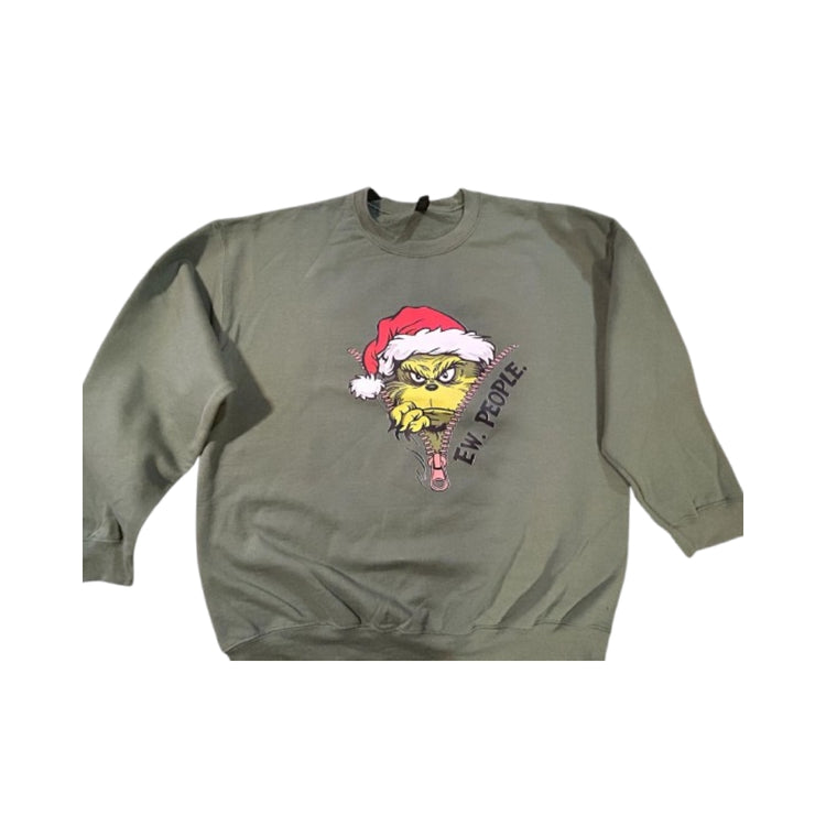 Grinch Ew People Sweatshirt, grinch sweatshirt mens