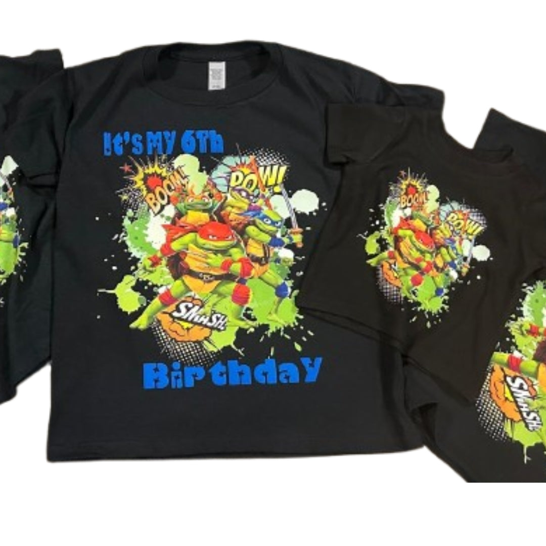 Kid Ninja turtle Tees, shirts design.