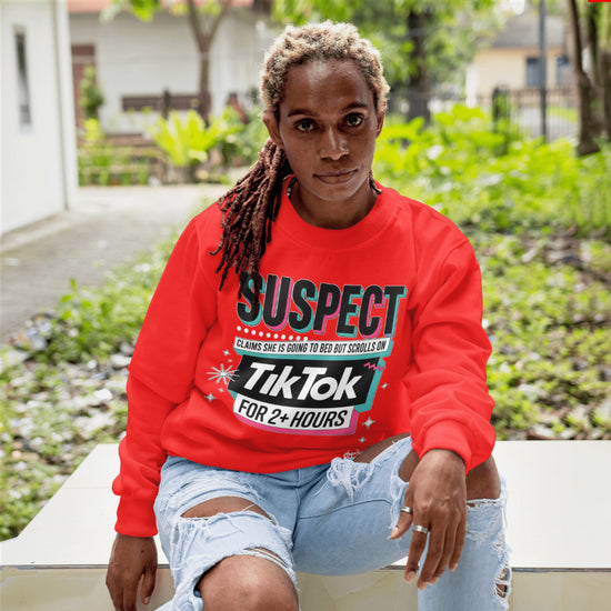 Suspect tiktok sweatshirt original